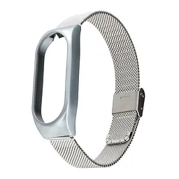Ремінець Міланська Петля Mi Band 8 Silver (01)