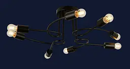 Люстри Loft Levistella 761BZ08-8 BK - мініатюра 2