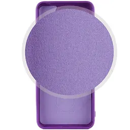 Чохол Lakshmi Silicone Cover Full Camera AA для Xiaomi Redmi Note 14S Фіолетовий/Purple - мініатюра 3