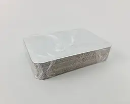 Кришка з ламінованого картону для алюмінієвого контейнера SP64L, 100 шт, прямокутна для зберігання та доставки їжі - мініатюра 3