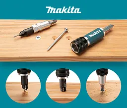 Бітотримач зі свердлом 2-в-1 Makita Quad Driver D-73221 - мініатюра 6