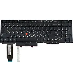 Клавіатура для ноутбука LENOVO (ThinkPad: E15 2Gen 2020) rus чорний без фрейма