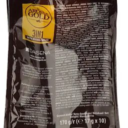 Напій кавовий Aroma Gold 3 в 1 з коричневим цукром 170 г (10 шт. х 17 г) (895300) - мініатюра 4