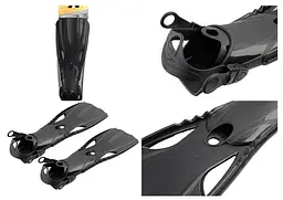 Ласти для плавання Intex Large Super Sport Fins, розмір 41-45, чорні, 55635