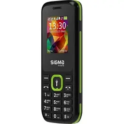 Мобільний телефон mobile X-style 171 Mini, Black-Green Sigma teh0024005 - мініатюра 4