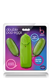 T330763 подвійне віброяйце B yours Double Pop Eggs Lime - мініатюра 2