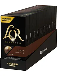 Кава в капсулах Nespresso L`OR Espresso Forza 100 шт