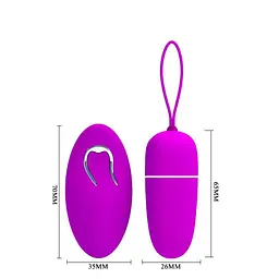Віброяйце Pretty Lov Wireless control Egg 6.5 см фіолетовий - мініатюра 5