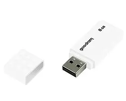 Флеш накопичувач USB 8Gb Goodram UME2, білий, USB 2.0, до 20/5 МБ/с (UME2-0080W0R11)