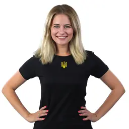 Футболка Sol’s Imperial Women 190 Тризуб чорний L (11502309/141L)