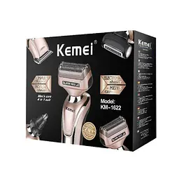 Електробритва Kemei KM-1622 4в1 акумуляторна 3W Gold (3_01526) - мініатюра 4
