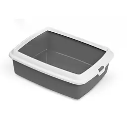 Туалет для котів з рамкою MPS HYDRA MAXI GREY 50 x 40 x 16.5 см