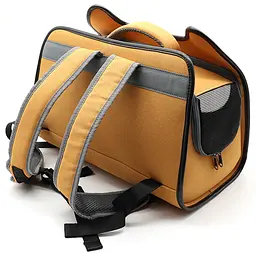 Рюкзак для кота Croci Catmania Tomodachi 40x20x36см до 10 кг помаранчевий (C2178087) - мініатюра 4