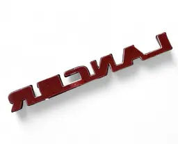 Емблема напис для Mitsubishi LANCER на двосторонньому скотчі 112х13 мм 17703 - мініатюра 3