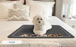 Літня охолодна підстилка для собак Derby Ice Silk Summer Pet Cooling Mat Dogs Smile 45х60 см - мініатюра 7