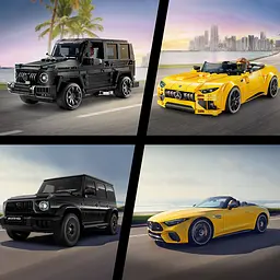 Конструктор LEGO Speed Champions Mercedes-AMG G 63 і Mercedes-AMG SL 63, 808 деталей (76924) - мініатюра 7