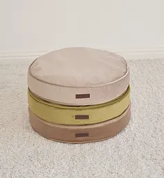 Лежак-подушка ортопедична для собак "Pearl" з ефектом пам'яті Memory Foam трав'яний XS 60см - мініатюра 4