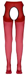 Колготки Cottelli Collection Sex Tights S/M червоний - мініатюра 4