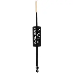 Тінт та гель для брів 2 в 1 Note Cosmetique Brow Addict Tint & Shaping Gel Light Brown відтінок 2, 10 мл - мініатюра 2