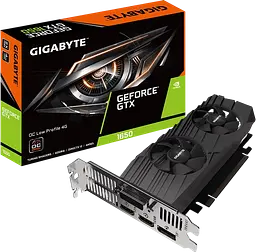 Відеокарта GeForce GTX 1650 4GB Gigabyte LP (GV-N1656OC-4GL) Б/В