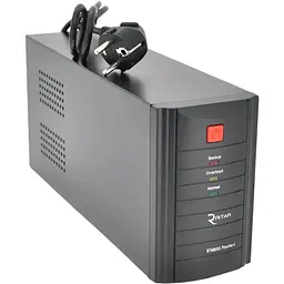 ДБЖ Ritar RTM600 (360W) Proxima-L, LED, AVR, 2st, 2xSCHUKO socket, 1x12V7Ah, metal Case ( 300 х 85 х140 ) Q4