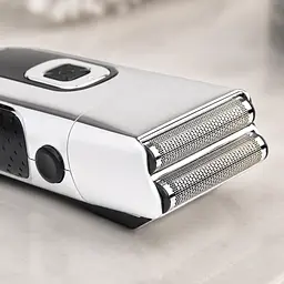 Бритва VGR V 332 Silver / Шейвер сітковий на USB / Електробритва з подвійним лезом та триммером - мініатюра 3