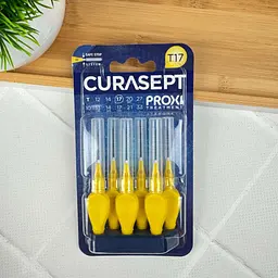 Міжзубний йоржик Curasept Proxi T17, ISO5 (1.7 мм, жовтий), 6 шт