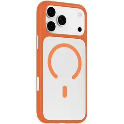 TPU+PC чохол Blueo Skin Friendly Frosted with MagSafe для Apple iPhone 17 Pro (6.3) Помаранчевий / Orange