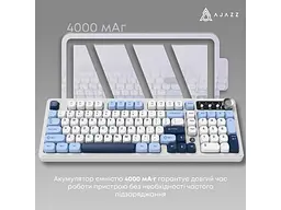 Клавіатура Ajazz AF98 Plus Glacier Blue (AF98-PLUS-GB) - мініатюра 9
