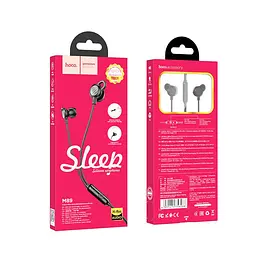 Навушники Hoco Comfortable universal silicone sleeping earphones with mic M89 - мініатюра 3