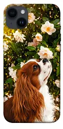 TPU чохол Demsky Flower spaniel для Apple iPhone 14 Plus (6.7")