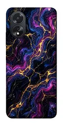 TPU чохол Demsky Purple space marble для Oppo A38