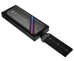 Портативний корпус ASUS для SSD ROG STRIX AIOLOS PCIe NVMe M.2 2230/2242/2260/2280 USB Type-C 3.2 Gen 2x2 ARGB чорний - мініатюра 4