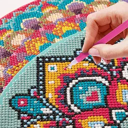 Алмазна картина Grafix Мандала рожевий 30 см (260016_1) - мініатюра 2