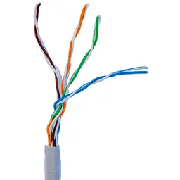 Кабель мережевий GEAR UTP, cat.5e, CCA, 4*2*0.50, PVC, indoor 305 м grey (GEC-UTPCCA050305)