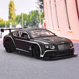 Колекційна металева модель автомобіля Автопром Bentley Continental GT3 з інерцією, світлом та звуком 1:32 - мініатюра 3