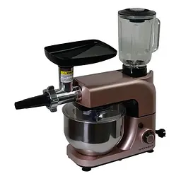 Кухонна машина Grunhelm GKM0021G 6 швидкостей 5 л рожева (118766) - мініатюра 4