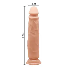 Фалоімітатор на присосці Baile Barbara Alcmene Flexible Dildo, 25 см - мініатюра 3