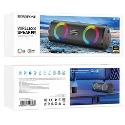 Bluetooth Колонка Borofone BP18 Music sports Black - мініатюра 4