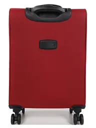 Валіза маленька S тканинна Snowball 22204 58×36×22см 35+9см Червона - мініатюра 4