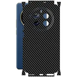 Защитная пленка StatusSKIN для Realme 12 Pro Корпус Винил Карбон черный
