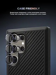 Захисне скло для камери Samsung Galaxy S24 Ultra 5G (SM-S928), Supreme BI, фіолетовий колір, з рамкою, глянцеве скло для захисту лінз, протиударне, прозоре, з клейовим шаром по контуру, не впливає на якість фото, ArmorStandart (ARM76605) - мініатюра 6