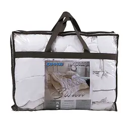 Дитяча ковдра Руно Silver Swan штучний лебединий пух 140х105 см біла (320.52_Silver Swan_demi) - мініатюра 3