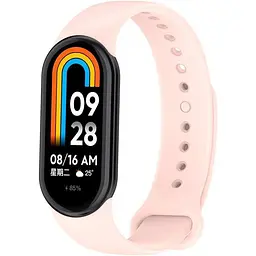 Ремінець для фітнес-браслету Xiaomi Smart Band 8 / 9 / 10 Soft Touch Pink [84633] - мініатюра 4