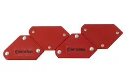 Набір магнітних тримачів для зварювання Intertool MW-0008 4кг (у наборі 4 шт.) - мініатюра 3