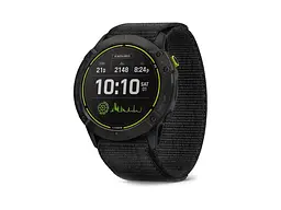 Смарт-годинник Garmin Enduro Carbon Gray Titanium with Black UltraFit Nylon Strap (010-02408-01/11)
