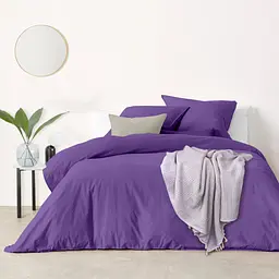 Плед бавовняний Cosas RHOMB CS2 200х230 см фіолетовий (Plaid_Rhomb_25Lavender_200x230) - мініатюра 2