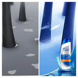 Шампунь проти лупи Head&Shoulders Men Ultra Проти випадіння волосся, для чоловіків, 400 мл - мініатюра 3