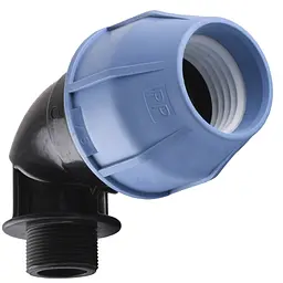 Коліно ПНД Vsplast 63x1 1/2 '' ЗР 4003 000007901 - мініатюра 2
