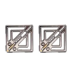 Затискачі для сосків з легкою підвіскою LOCKINK Adjustable Nipple Clamps with Light Pendant, сріблясті - мініатюра 3